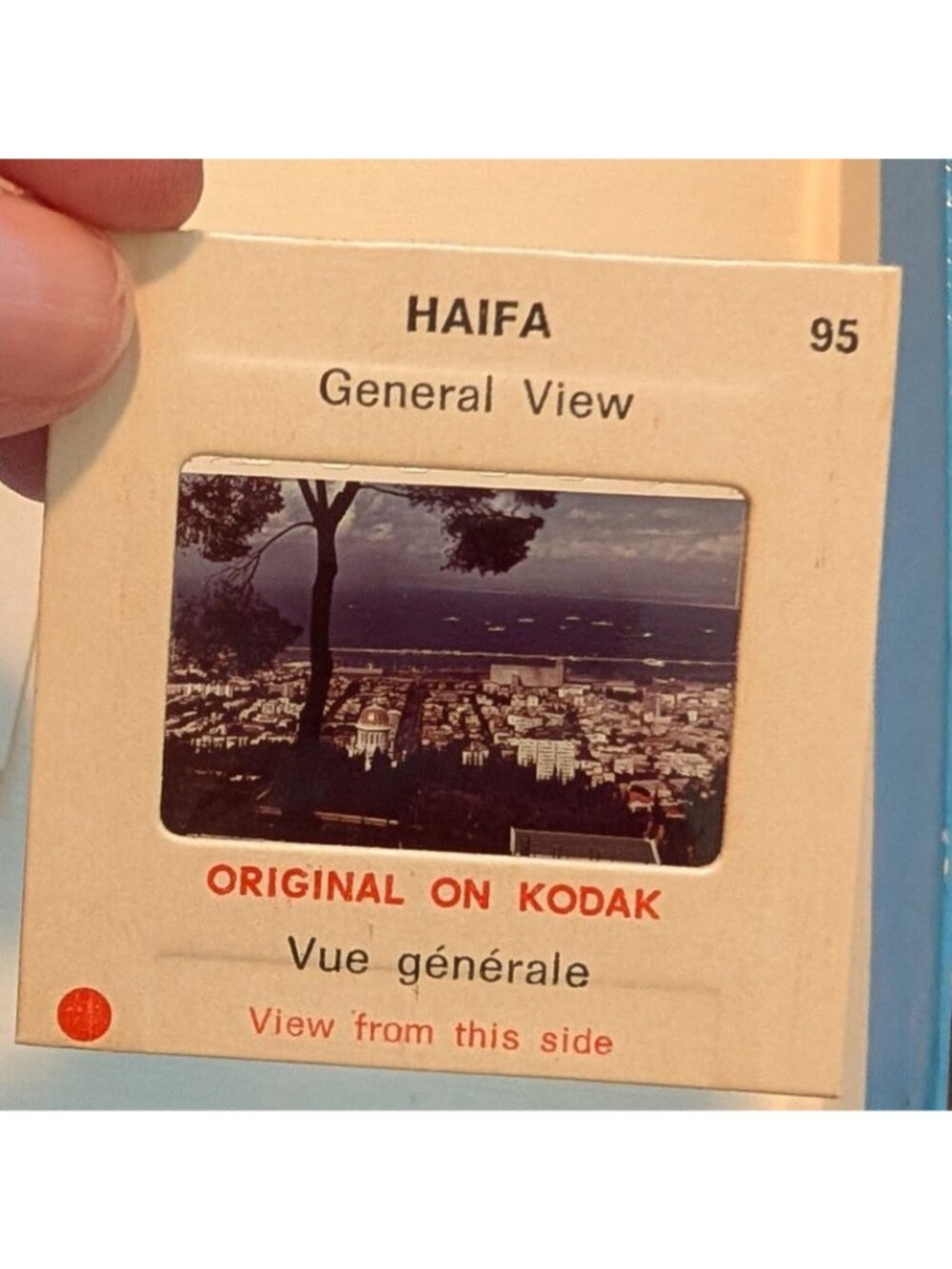 The Holy Land 100 Color Kodak Film Slide Mount Scopus Hotel Jerusalem Sami Awwad - Picture 7 of 11